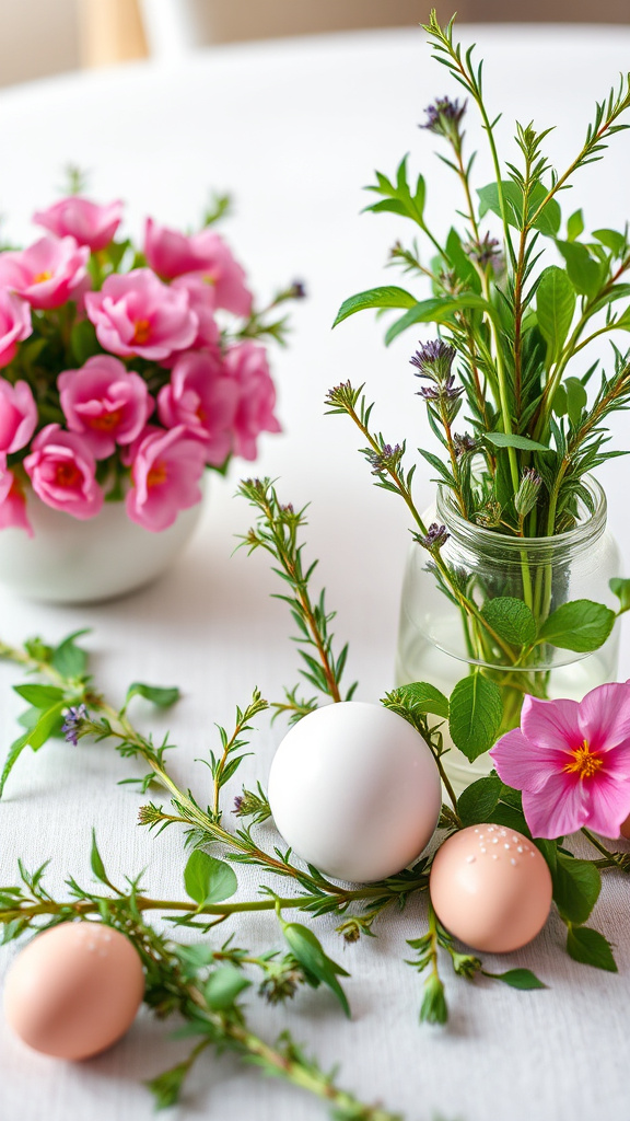 18. Fresh Herb Easter Table Accents