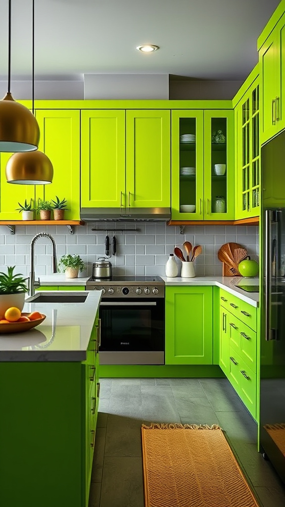 14. Energetic Lime Green