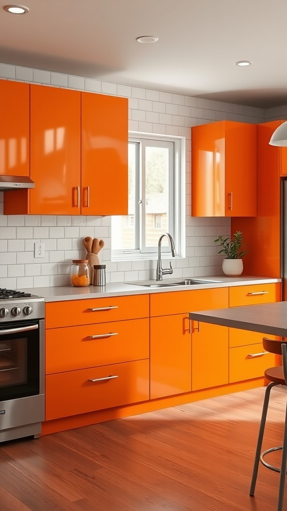 6. Vibrant Orange Pop