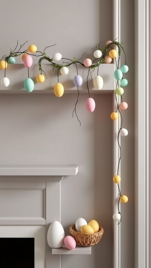 7. Chic and Modern Egg Garlands