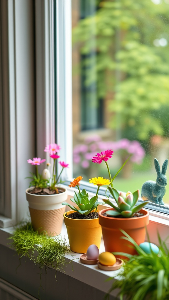 11. Whimsical Window Sill Gardens