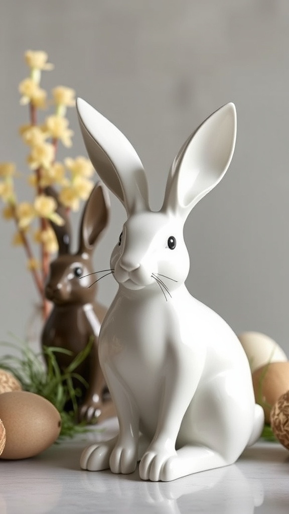 14. Contemporary Bunny Sculptures