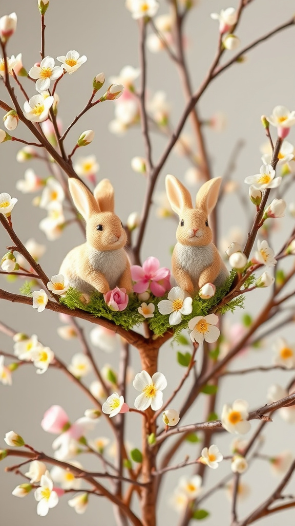 2. Blooming Bunny Branches