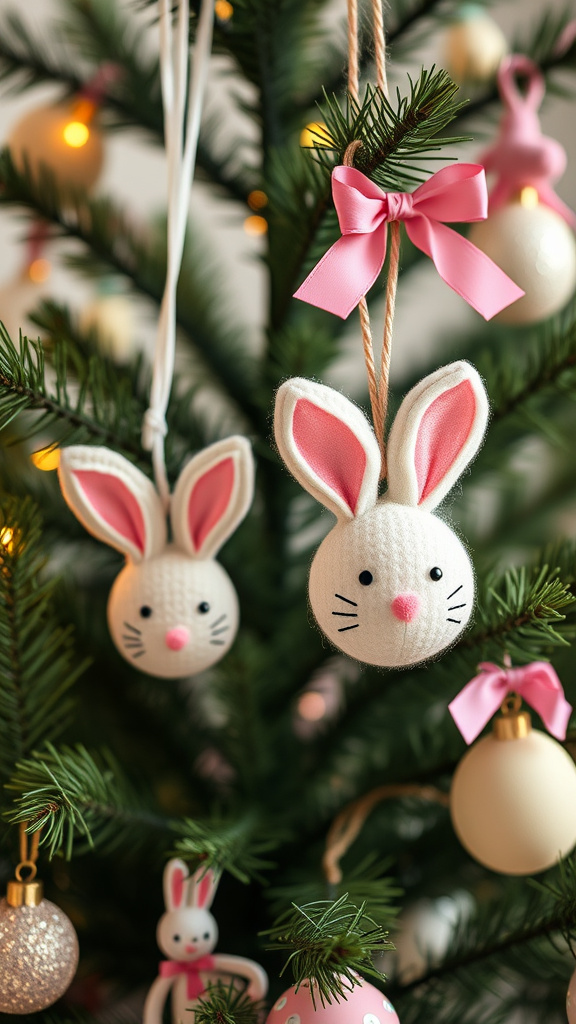 5. Bunny Ear Ornaments