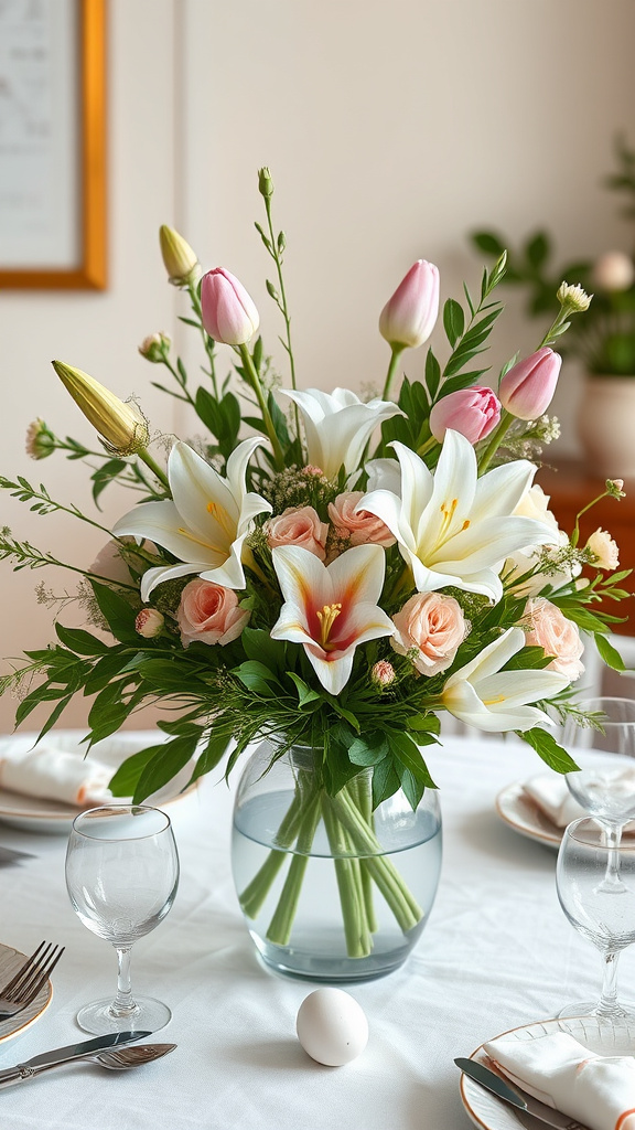 2. Chic Floral Centerpieces for Easter