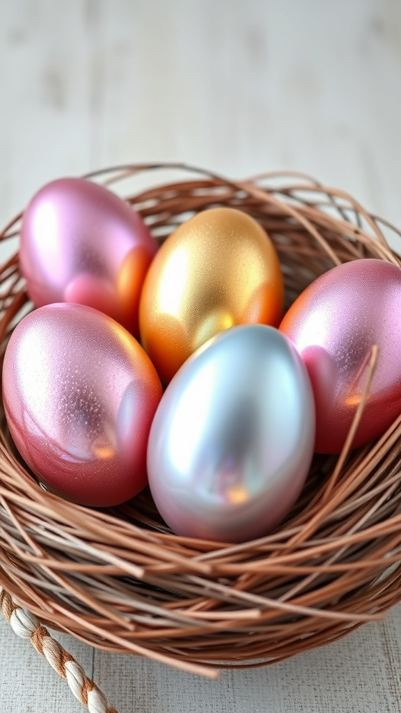 21. Pearlescent Easter Egg Compositions