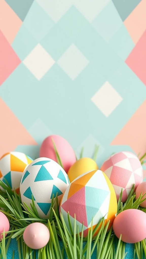 24. Geometric Prints for Modern Easter