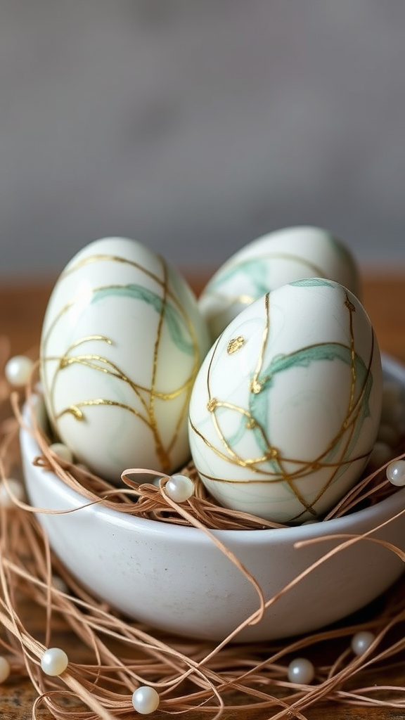 5. Luxe Easter Egg Decorating Ideas