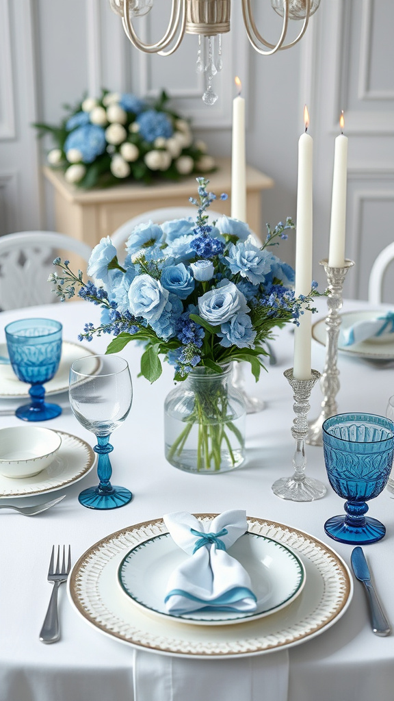 14. Classic Blue and White Harmony