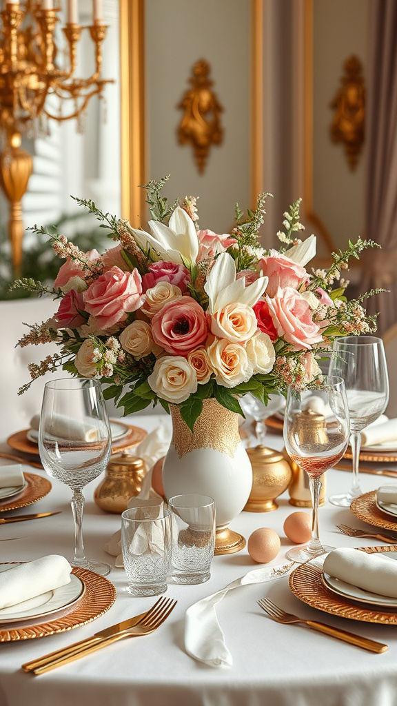 16. Royalty-Inspired Easter Elegance