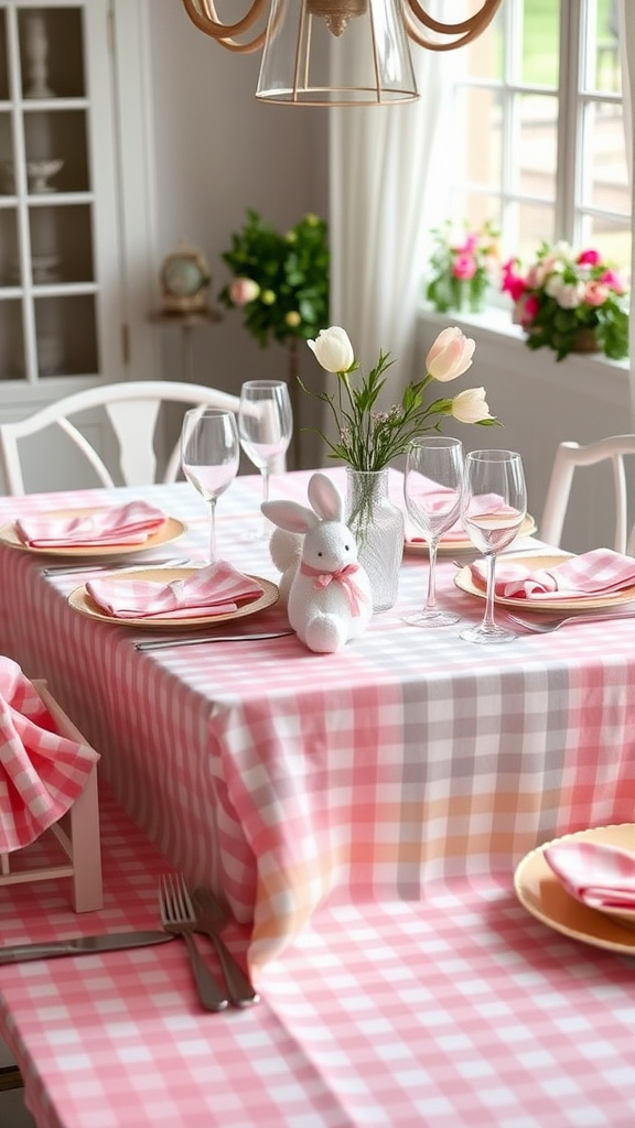 21. Gingham Galore for Easter Fun