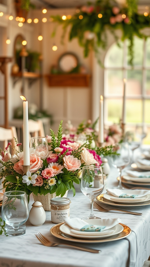 7. Enchanting Garden-Themed Dinner