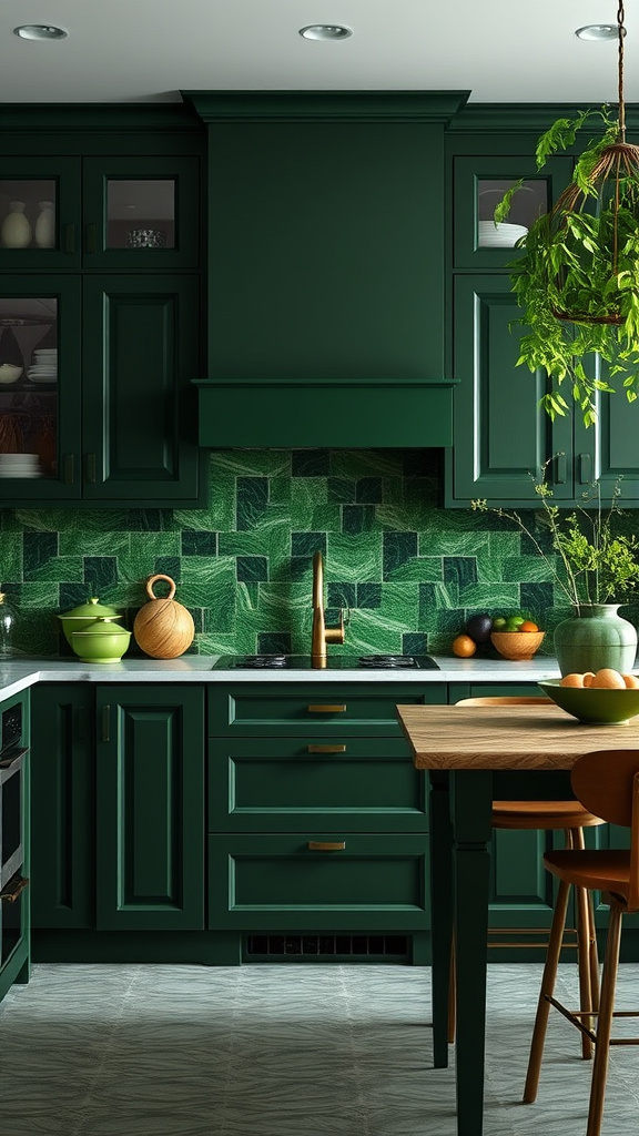 15. Green Enchantment in Kitchens