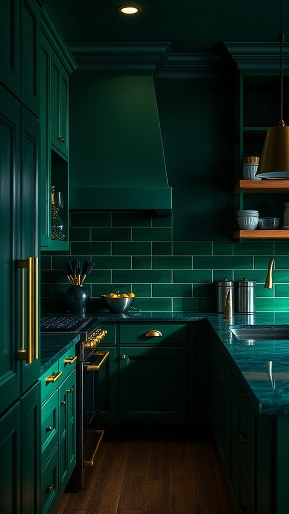 16. Forbidden Green Kitchen Dream