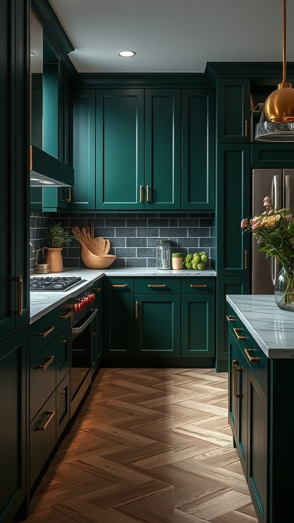 17. Mystic Green Kitchen Aesthetics