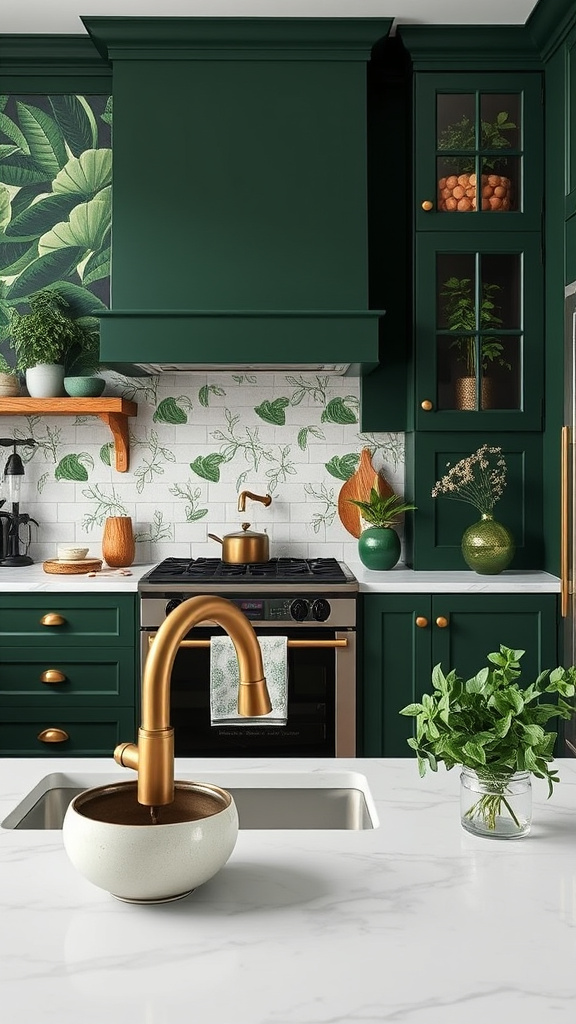 5. Botanical Bliss in Kitchens