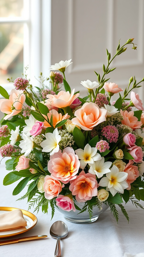 2. Blooming Floral Easter Centerpieces