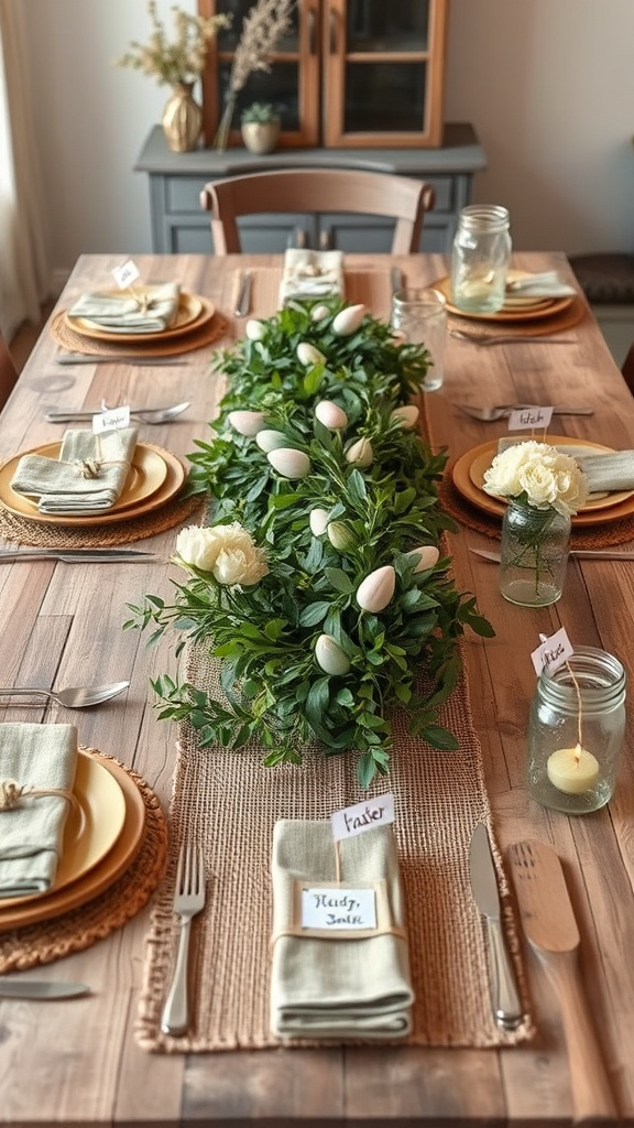 5. Rustic Farmhouse Table Decor