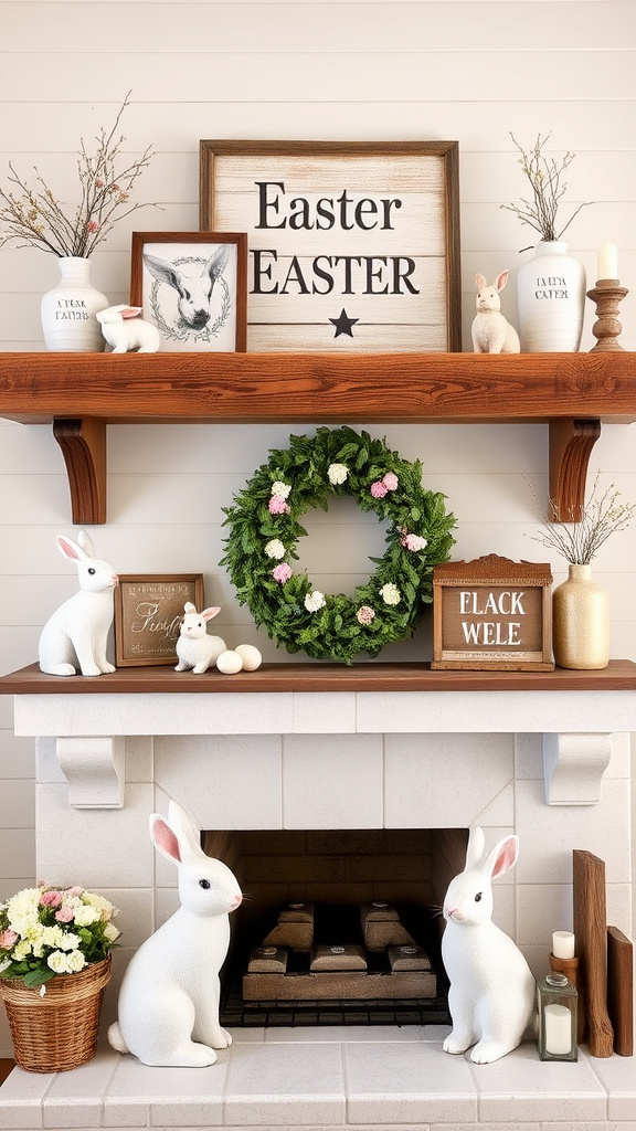 11. Farmhouse Chic Easter Accents