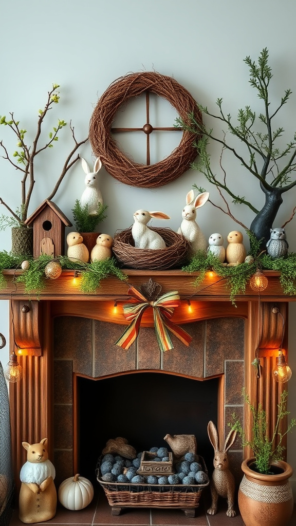 5. Whimsical Woodland Easter Charm