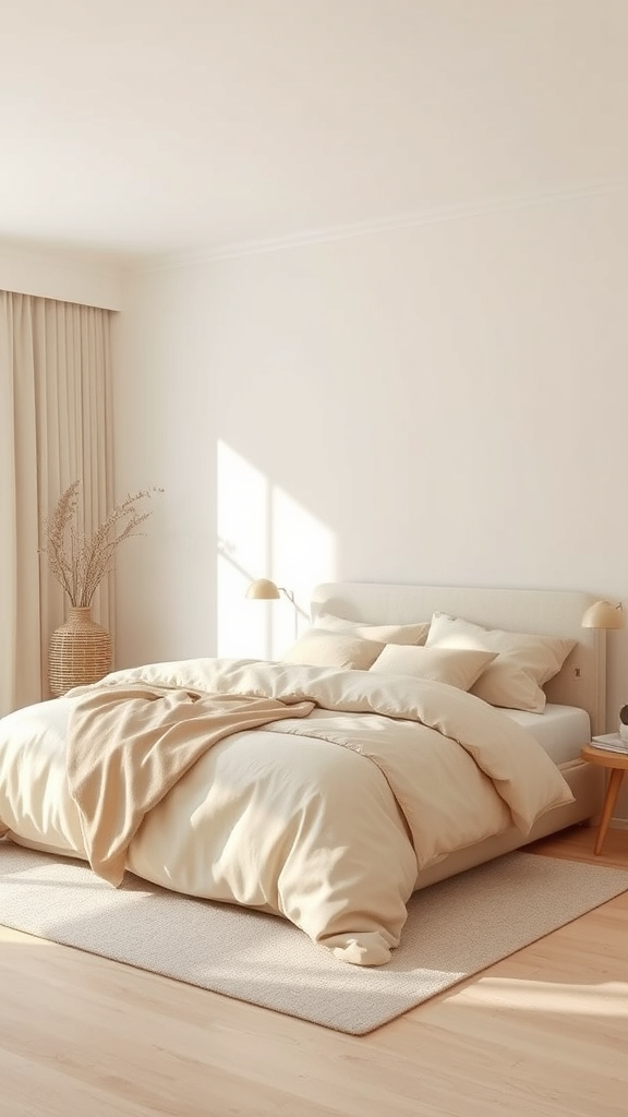 20. Minimalist Beige and Cream Rooms