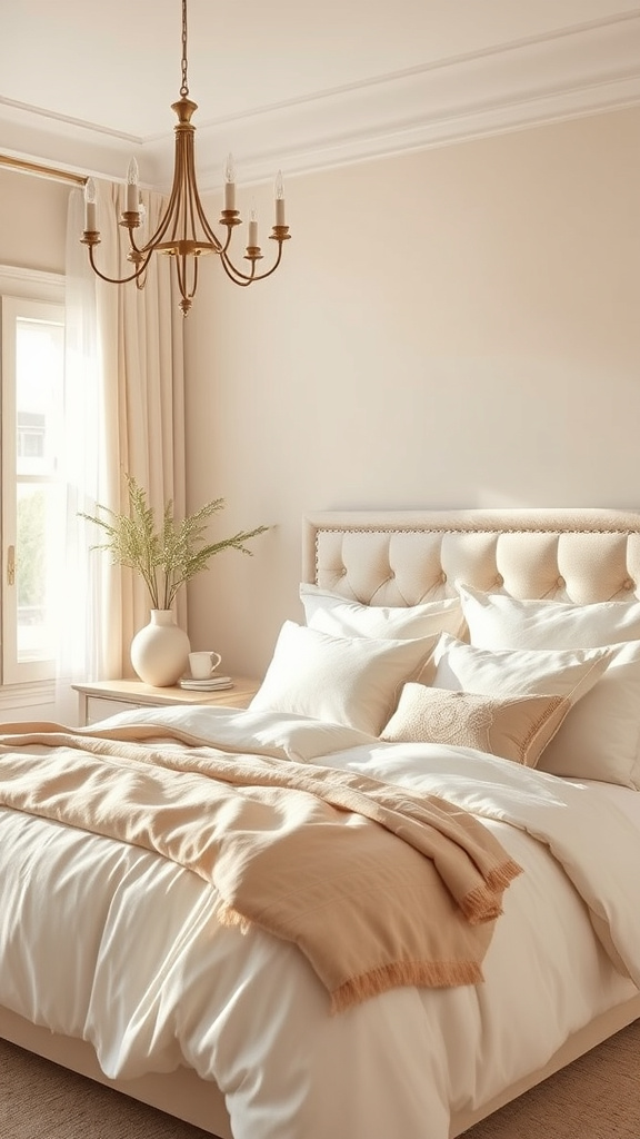 23. Tranquil Ivory and Beige Bedrooms