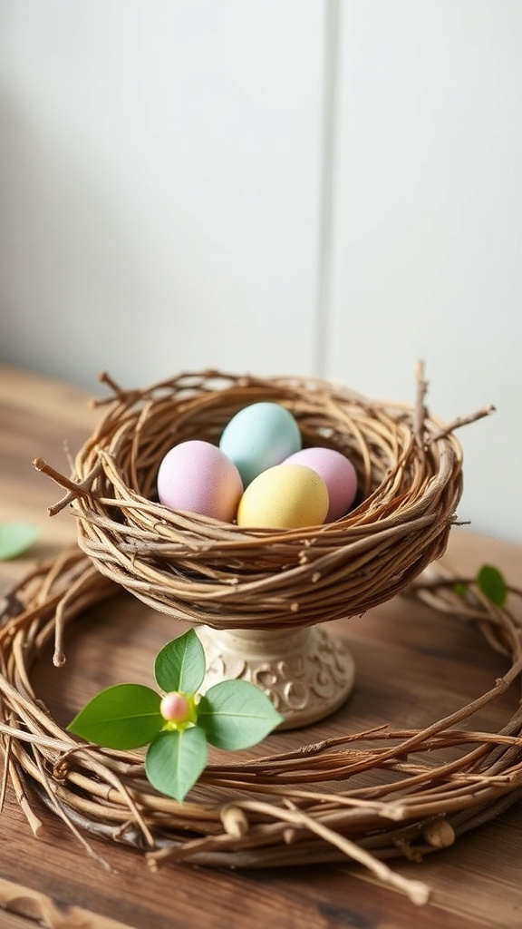 13. Natural Twig Easter Nests