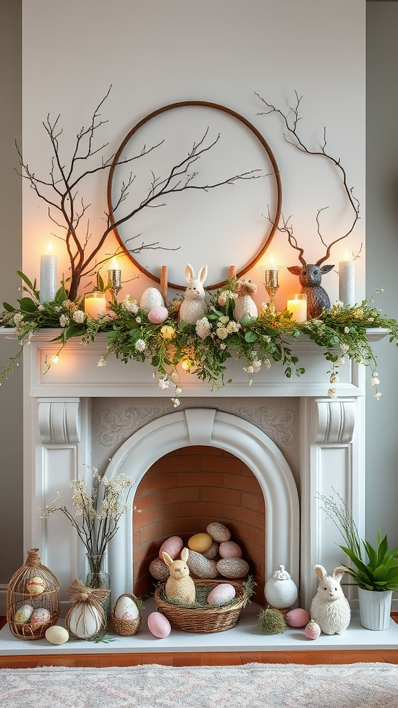 18. Enchanted Forest Easter Mantle