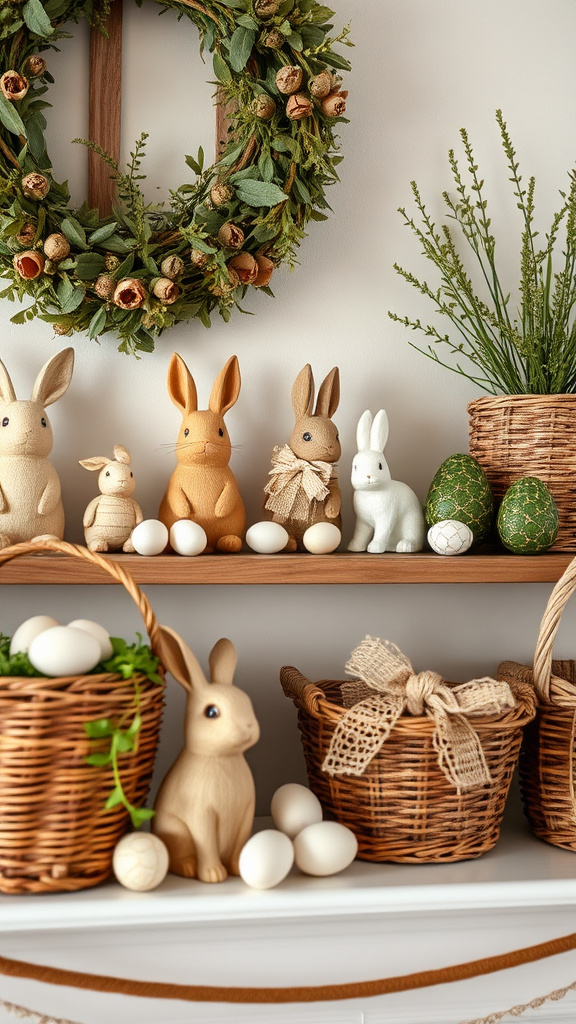 4. Rustic Easter Charm Display