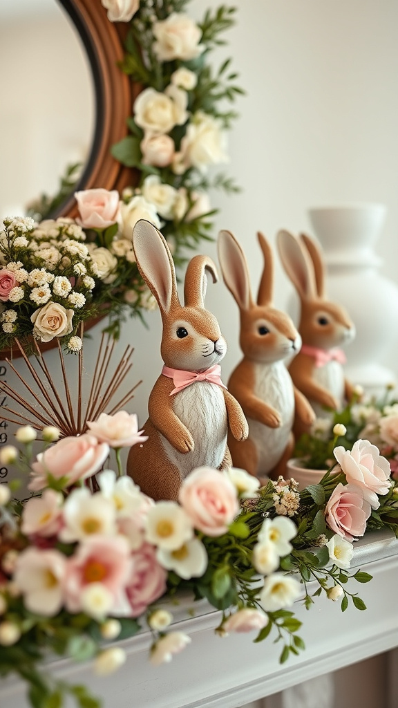 9. Vintage Easter Bunny Display