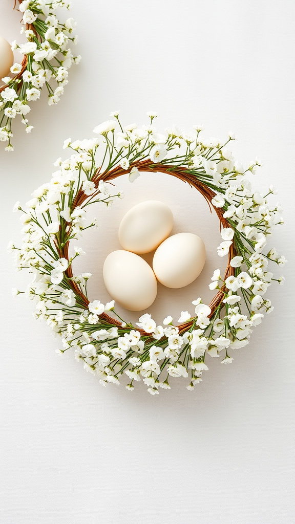 20. Baby’s Breath Wreath Rings