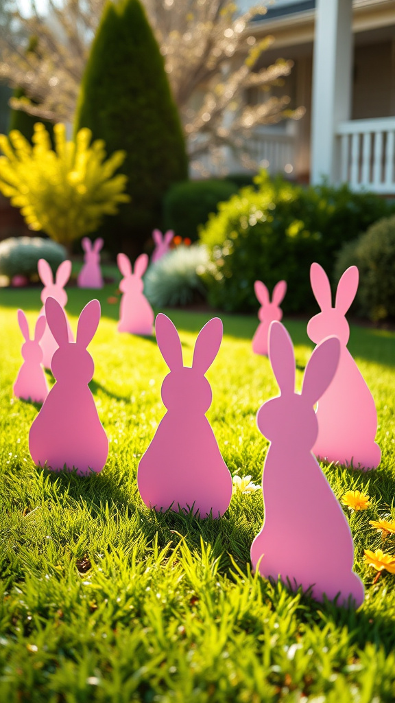 23. Silhouette Bunny Cutouts