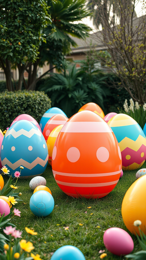 24. Giant Inflatable Eggs