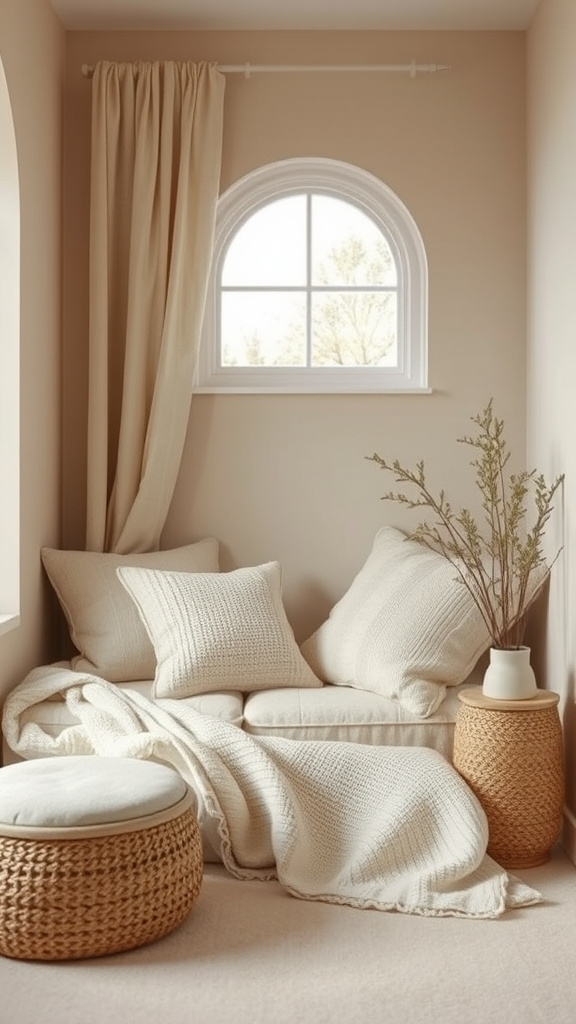 6. Tranquil Beige Nook