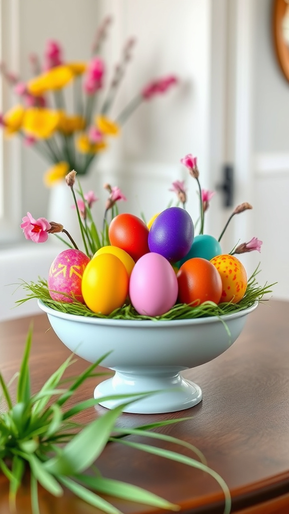 16. Rainbow Egg Display