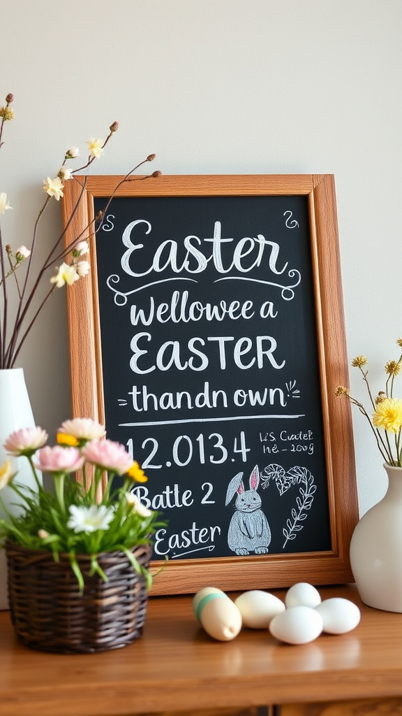 20. Custom Easter Chalkboard