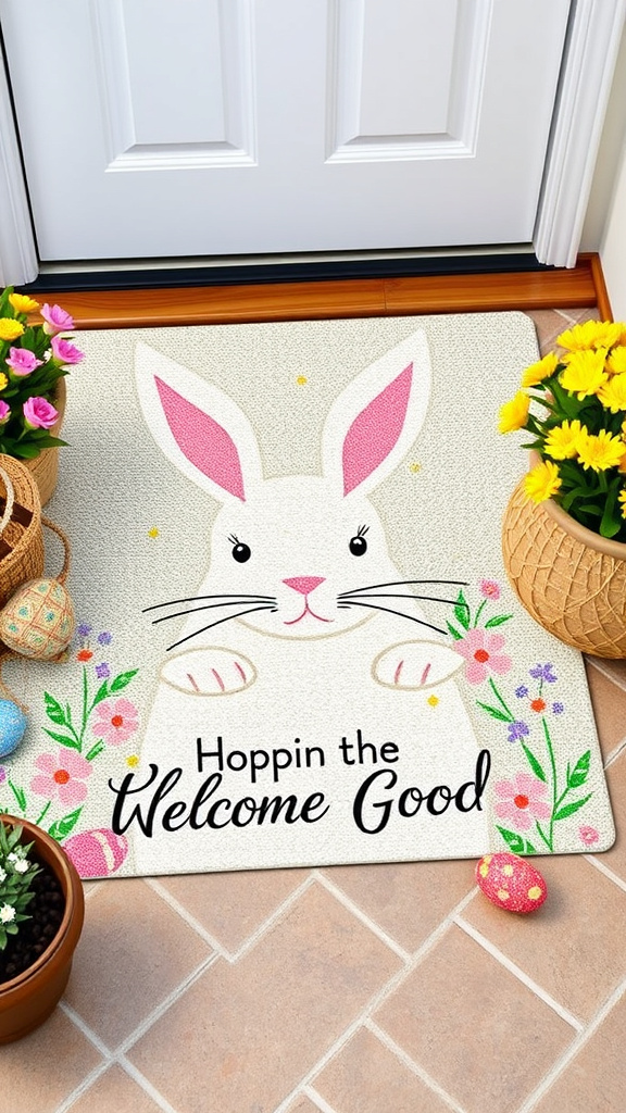 24. Hoppin' Good Welcome Mat