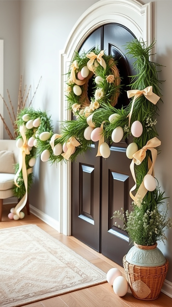 4. Elegant Easter Egg Garland