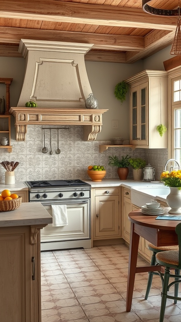 16. French Country Kitchen Flair