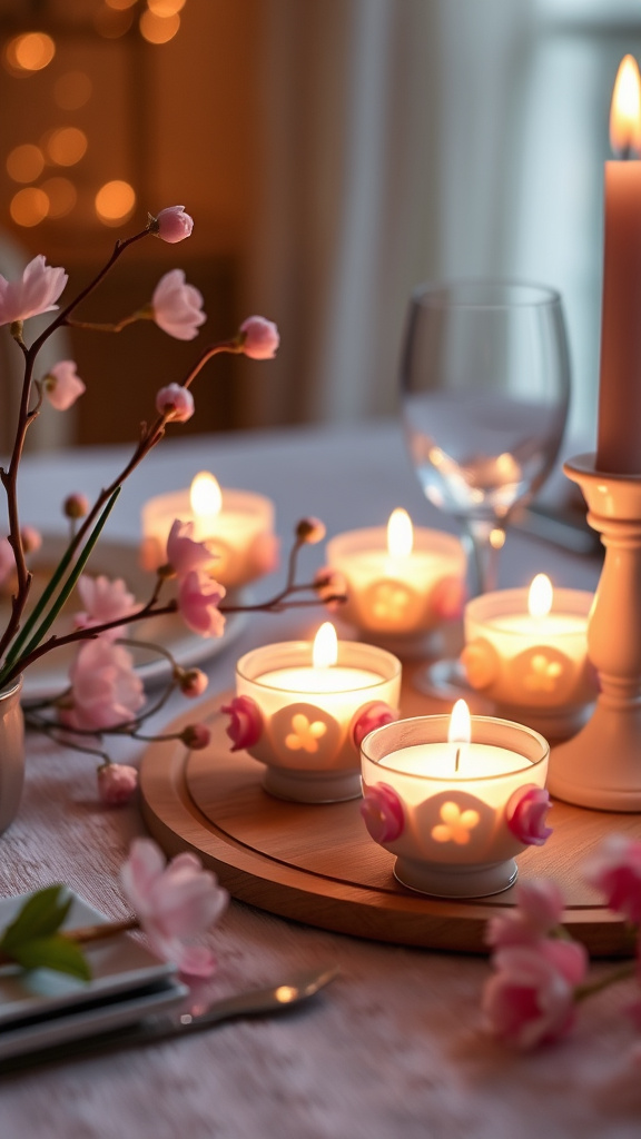 23. Spring Blossom Tealights