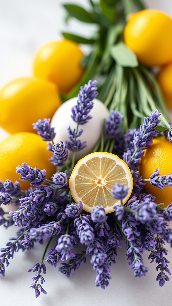 18. Lavender and Lemon Easter Sprigs