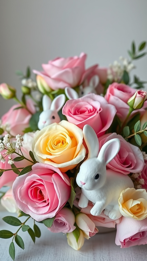 24. Roses and Rabbits Easter Fusion