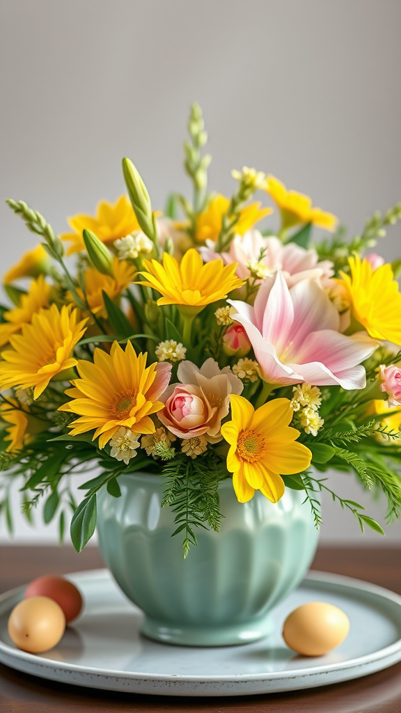 25. Spring Sunshine Easter Arrangements