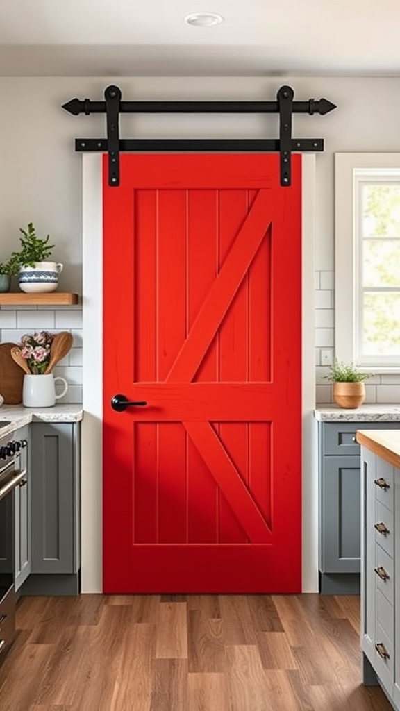 10. Barn Doors in Bold Designs