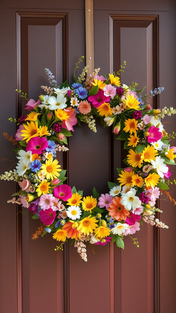 19. Wildflower Welcome Wreath