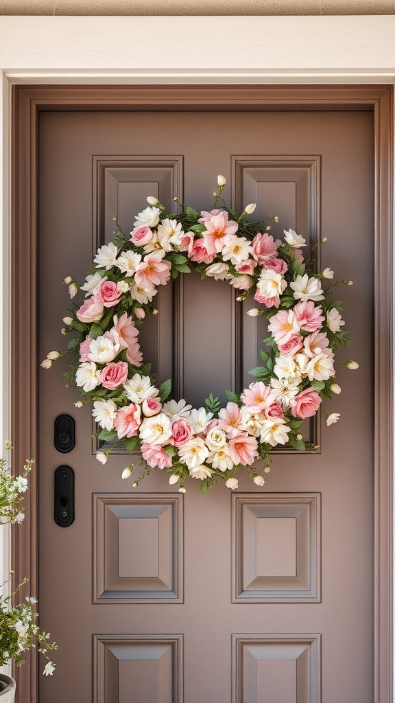 5. Pastel Perfection Wreath