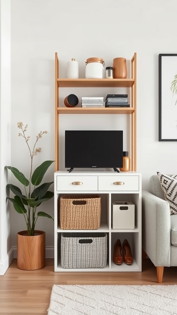 21. Chic Storage Solutions