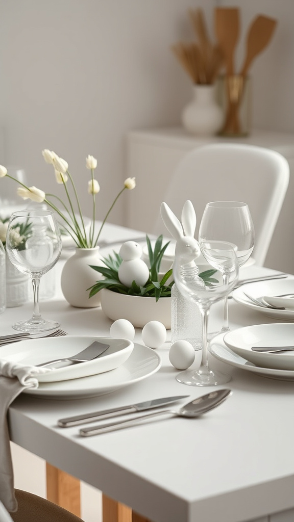 9. Modern Minimalist Easter Touch