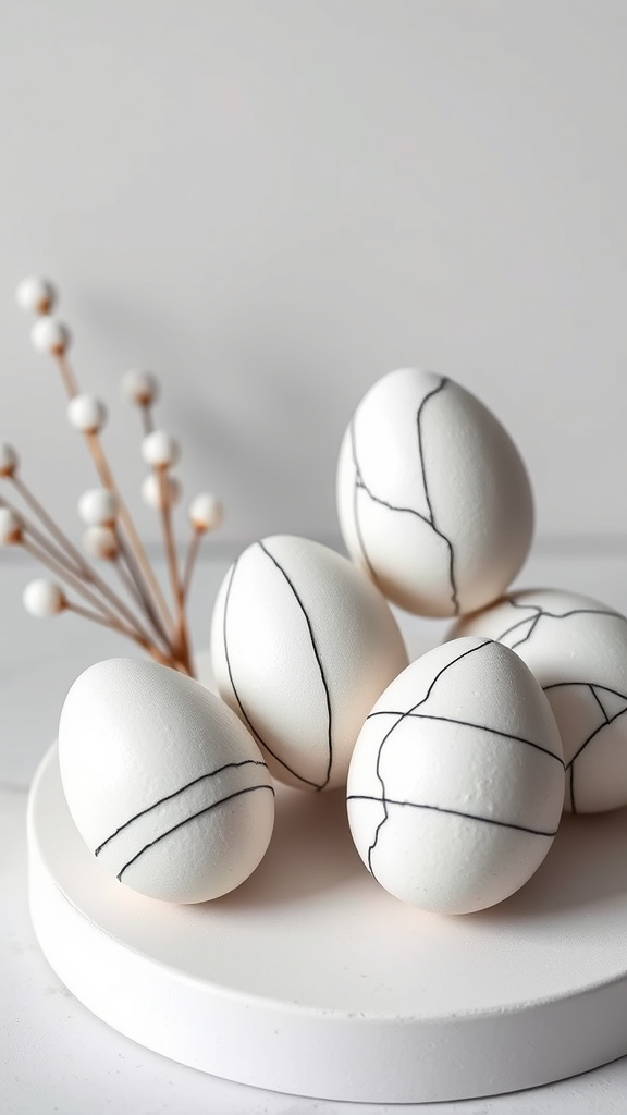 1. Minimalist Easter Egg Designs