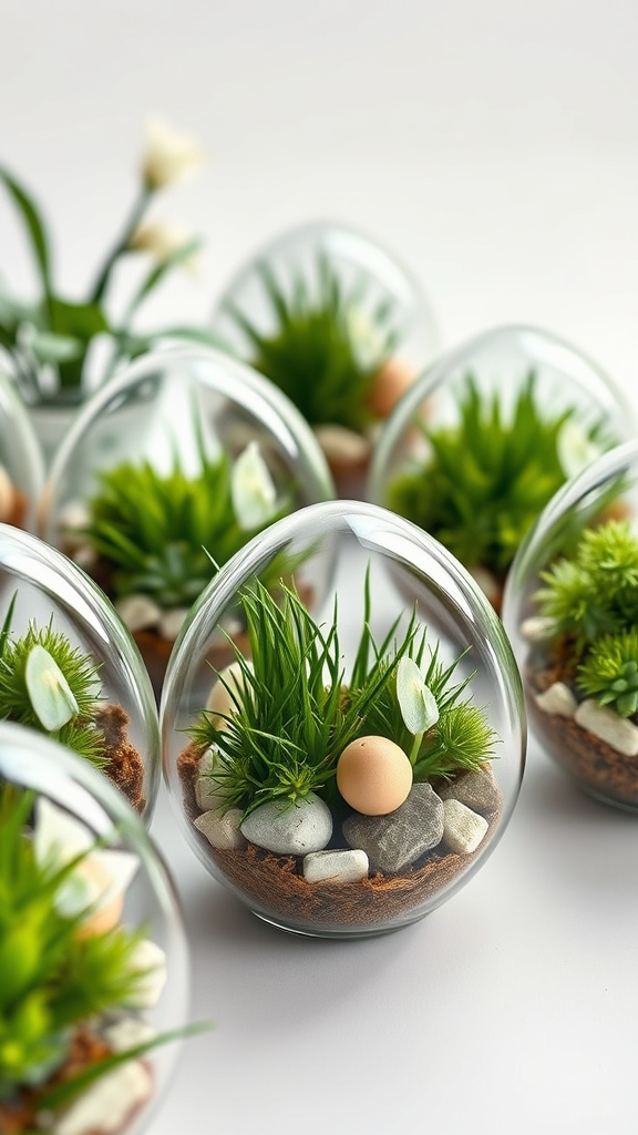 12. Contemporary Egg Terrariums